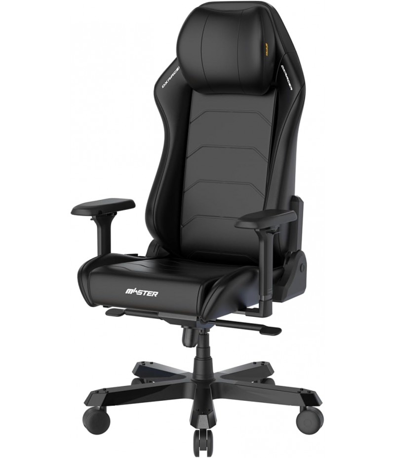 DXRacer Master Serisi Mikrofiber Deri, 4D Kolçaklar, XL Beden Oyuncu Siyah/Beyaz