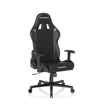 DXRacer P132 Prince Serisi Yumuşak Yüzeyli 1D Kolçaklar 130 Kg Oyuncu Koltuğu, Siyah