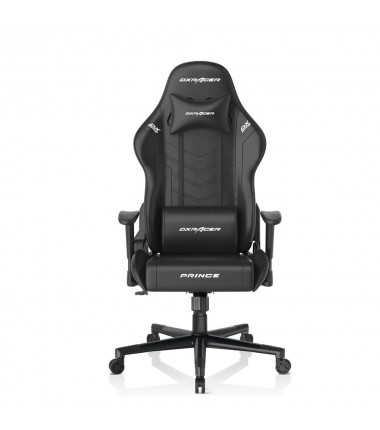 DXRacer P132 Prince Serisi Yumuşak Yüzeyli 1D Kolçaklar 130 Kg Oyuncu Koltuğu, Siyah