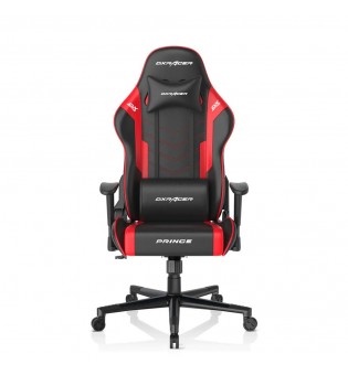 DXRacer P132 Prince Serisi Yumuşak Yüzeyli 1D Kolçaklar 130 Kg Oyuncu Koltuğu, Kırmızı