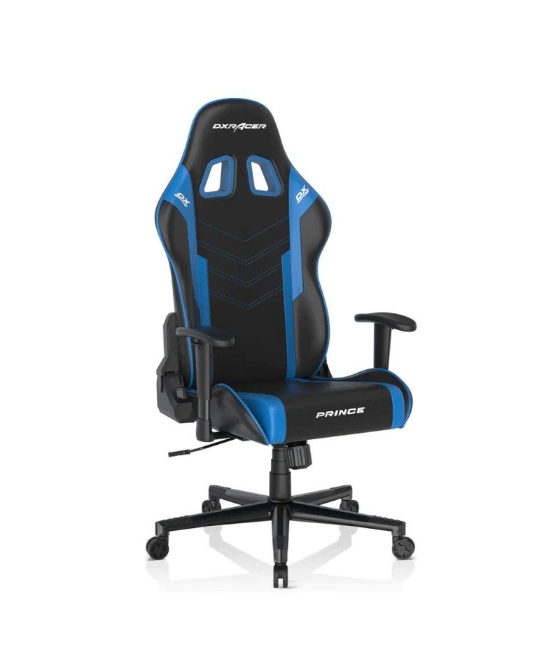 DXRacer P132 Prince Serisi Yumuşak Yüzeyli 1D Kolçaklar 130 Kg Oyuncu Koltuğu, Mavi