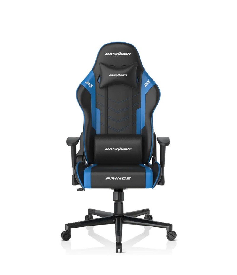 DXRacer P132 Prince Serisi Yumuşak Yüzeyli 1D Kolçaklar 130 Kg Oyuncu Koltuğu, Mavi