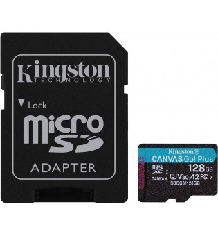 Kingston 128GB MicroSD SDCG3/128GB V30 hafiza kartı 4 k drone ve aksiyon kameralari için uygun