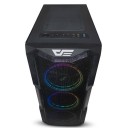 DarkFlash AquariusAcrylic 650W 80+Br RGB Mid gaming case with remote controller