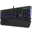 Rampage KB-R91 Optic blue Switch waterprof Ledli RGB light colour mechanic keyboard