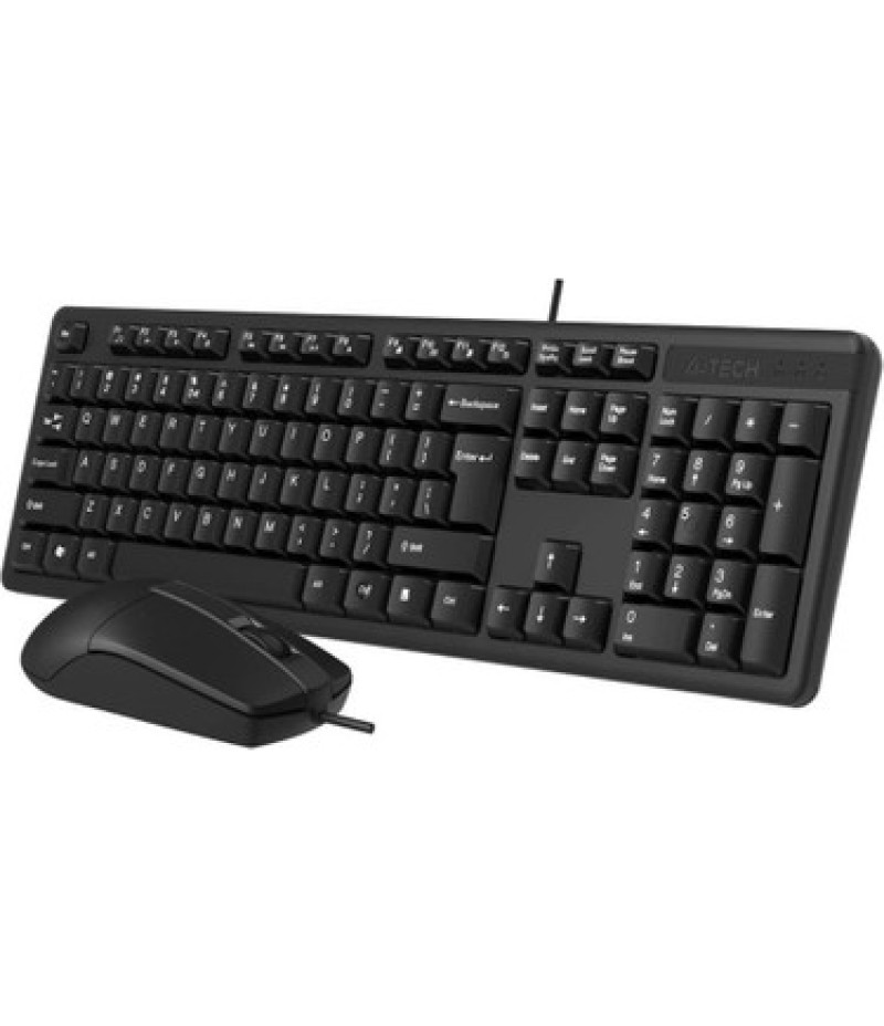 A4 Tech KR-3330 Q Klavye Mouse Set MM Siyah