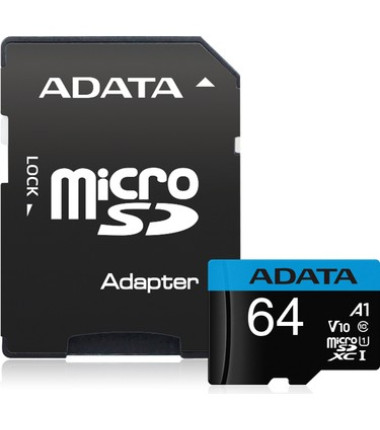 ADATA Premier 64GB Micro SDHC U1/C10 AUSDX64GUICL10A1RA1 Hafıza kartı