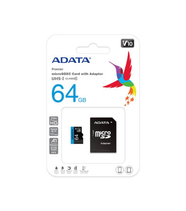 ADATA Premier 64GB Micro SDHC U1/C10 AUSDX64GUICL10A1RA1 Hafıza kartı
