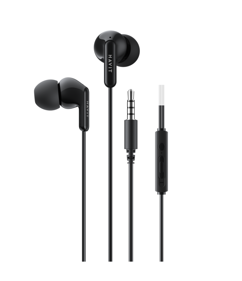 Havit E335P Kablolu Kulak İçi Kulaklık – 3.5mm Jack , Mikrofonlu