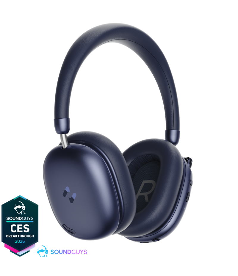 Havit H670BT Space S1 Hybrid ANC Kafa Üstü Bluetooth Kulaklık Hi-Res Mavi