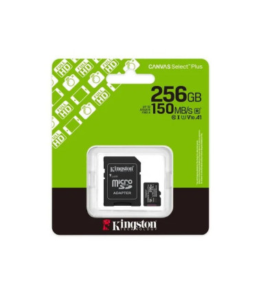Kingston 256GB Canvas Select Plus Class 10 UHS-I U1 V10 microSDXC Hafıza Kartı (SDCS3/256GB)