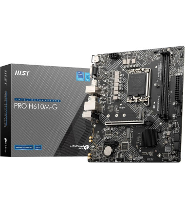 MSI PRO H610M-G DDR4 RGB SOKET 1700 3200(OC) Anakart