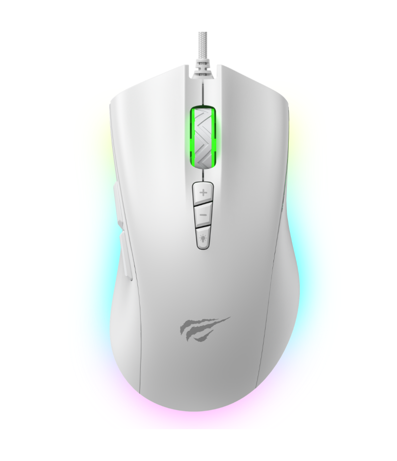 Havit MS1040 RGB Programlanabilir Gaming Oyuncu Mouse Beyaz