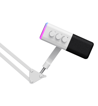 Havit Gamenote GK71 Pro RGB Yayıncı Mikrofonu, 24-Bit, 192kHz, XLR & Type-C, Stantlı