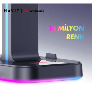 Havit Gamenote TH650 RGB Işıklı Gaming Kulaklık Stant