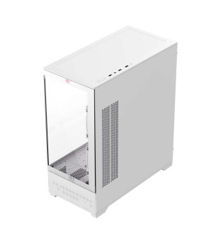 Havit Gamenote CF925 Şeffaf Bilgisayar Kasası 3 Fanlı Kumandalı ITX/M-ATX/ATX/E-ATX Beyaz