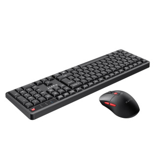 Havit KB261WB Dual Mode Kablosuz Klavye ve Mouse Seti - Türkçe Q Siyah