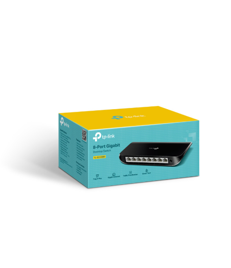 TP-Link TL-SG1008D 8Port 10/100/1000Mbps Masaüstü Switch