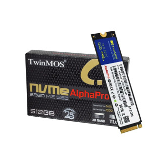 TwinMOS 512GB M.2 PCIe Gen3 x4 NVMe SSD (NVMe512GB2280AP)