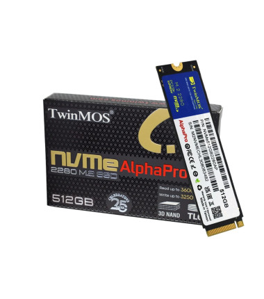 TwinMOS 512GB M.2 PCIe Gen3 x4 NVMe SSD (NVMe512GB2280AP)